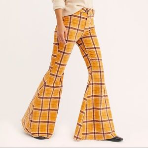 Free People Printed Cord Flares 27
